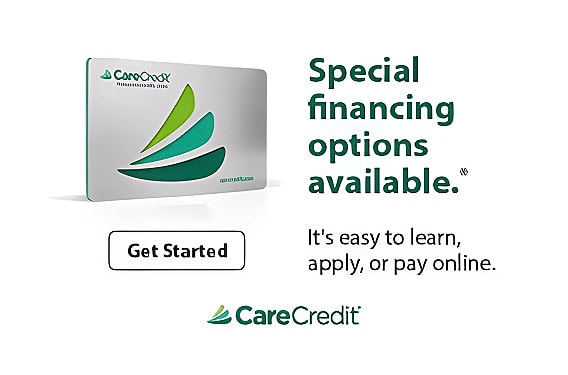 CareCredit financing options and application information.